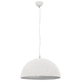 Vidaxl Hanging Lampe E27 Ø50 cm blanc et argent