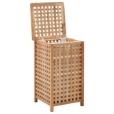 Panier à laverie Vidaxl 39x39x65 cm Bois de noyer massif