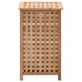 Panier à laverie Vidaxl 39x39x65 cm Bois de noyer massif