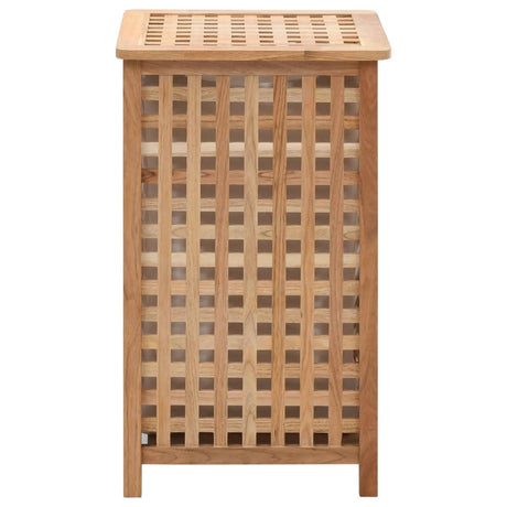 Panier à laverie Vidaxl 39x39x65 cm Bois de noyer massif