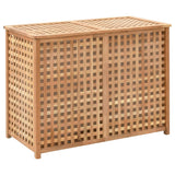 Vidaxl Laundry Basket 87.5x46x67 Solid Walnut Wood