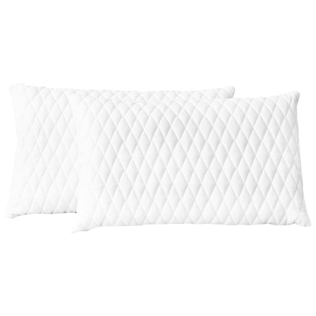 Coussins vidaxl 2 pcs 60x40x14 cm mousse à mémoire
