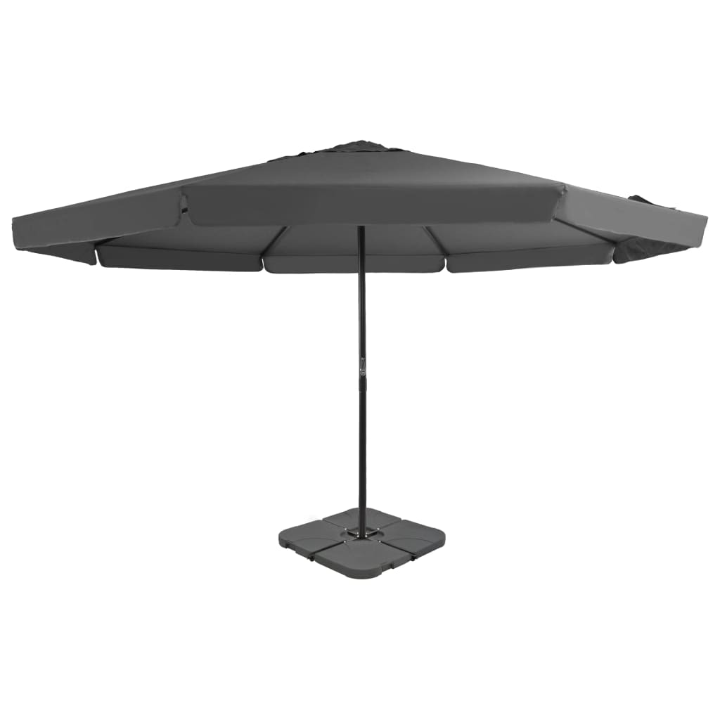 Vidaxl parasol avec anthracite de base portable -colore