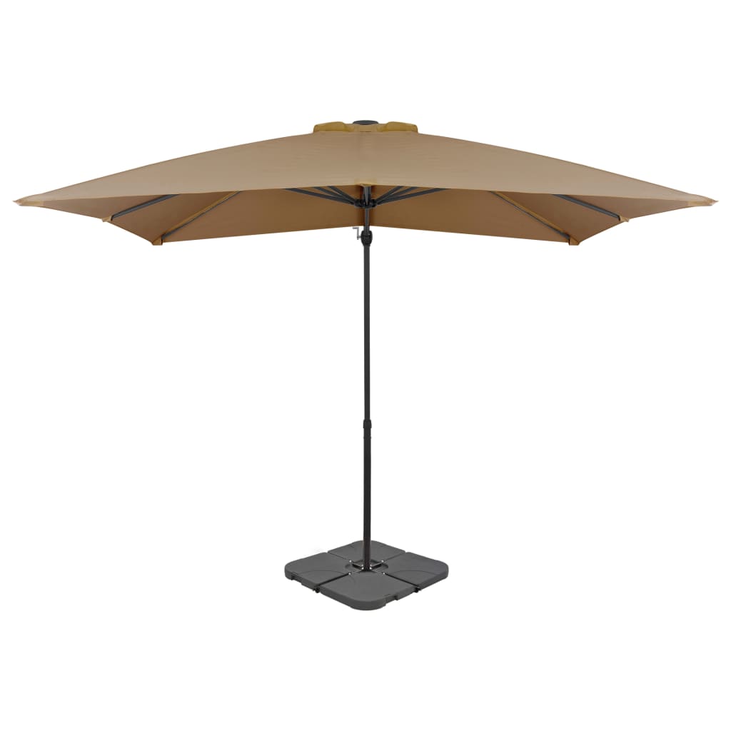 Vidaxl Parasol con base portatile