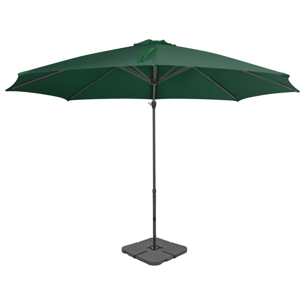 Vidaxl parasol avec vert de base portable