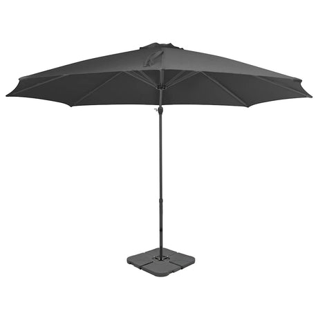 Vidaxl parasol avec anthracite de base portable -colore