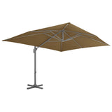 Parasol Vidaxl con tope de base portátil