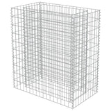 Vidaxl Gabion -Pflanzer erhöhte 90x50x100 cm verzinkter Stahl