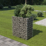 Sadzarka Vidaxl Gabion wzrosła o 90x50x100 cm ocynkowana stal