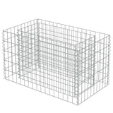 Vidaxl Gabion Planning Box podniesiony 90x50x50 cm ocynkowana stal