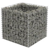 Vidaxl Gabion Planter elevado 50x50x50 cm de acero galvanizado