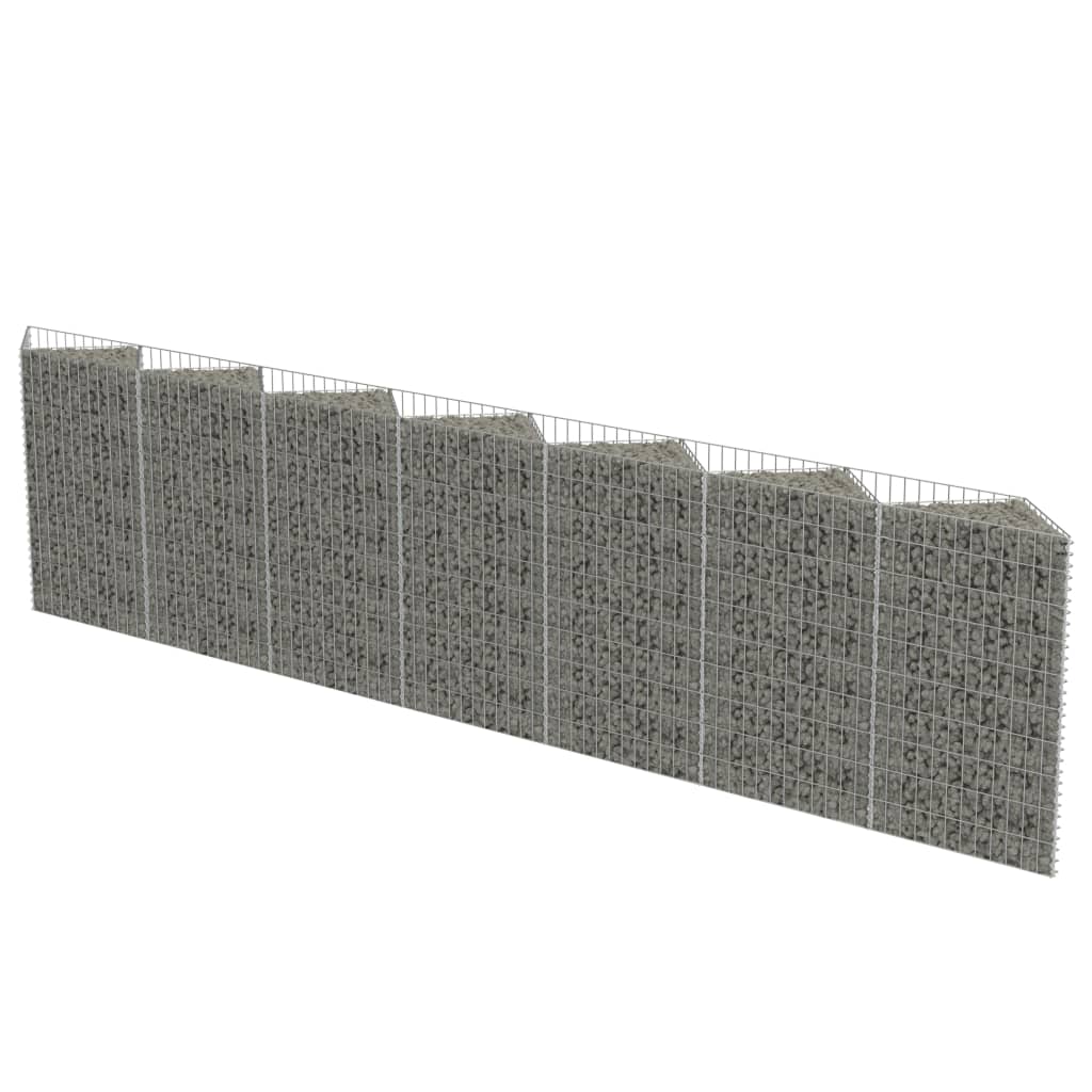 Vidaxl Gabion basket 450x30x100 cm galvanized steel