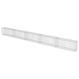 Vidaxl Schanskorf wall with lids 600x30x50 cm galvanized steel