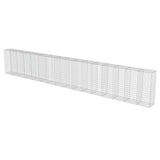 Vidaxl Schanskorf wall with lids 900x50x150 cm galvanized steel