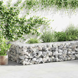Mur de schanskorf Vidaxl avec couvercles 300x50x50 cm en acier galvanisé