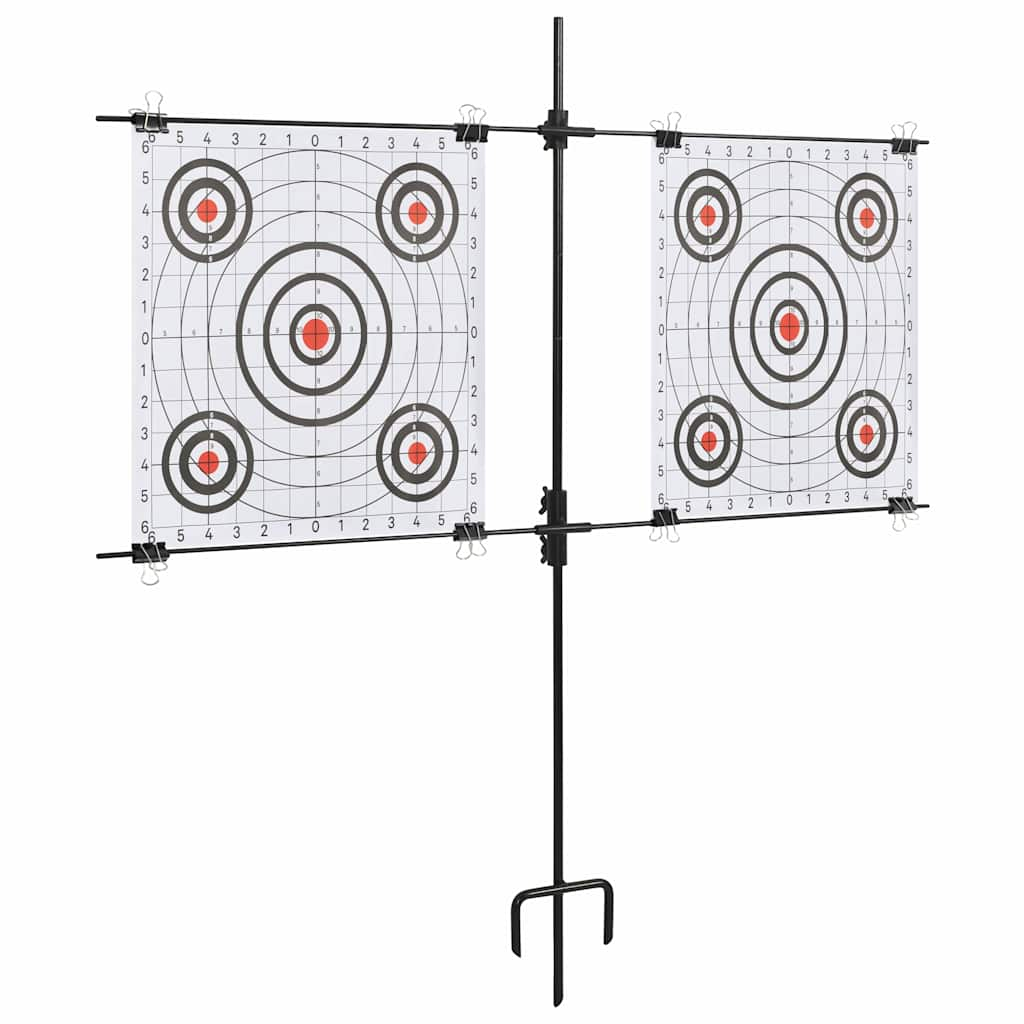 Vidaxl Target card stand with shooting cards 78x76 cm steel