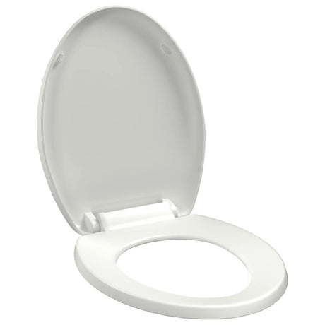 Vidaxl Woilet Seat-Close souple avec design à libération rapide blanc