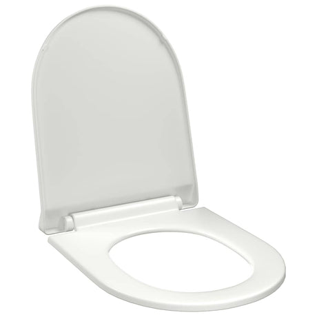 Vidaxl Woilet Seat-Close souple avec design à libération rapide blanc