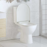 Vidaxl Woilet Seat-Close souple avec design à libération rapide blanc