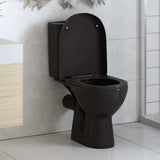 Vidaxl Woilet Siège-Soft-Close avec design à libération rapide noir