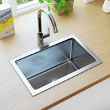 Vidaxl sink handmade stainless steel