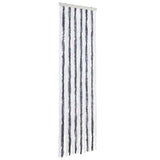 Vidaxl Fly Curtain 56x185 cm CHENILLE GREN ET BLANC