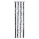 Vidaxl Fly Curtain 56x185 cm CHENILLE GREN ET BLANC