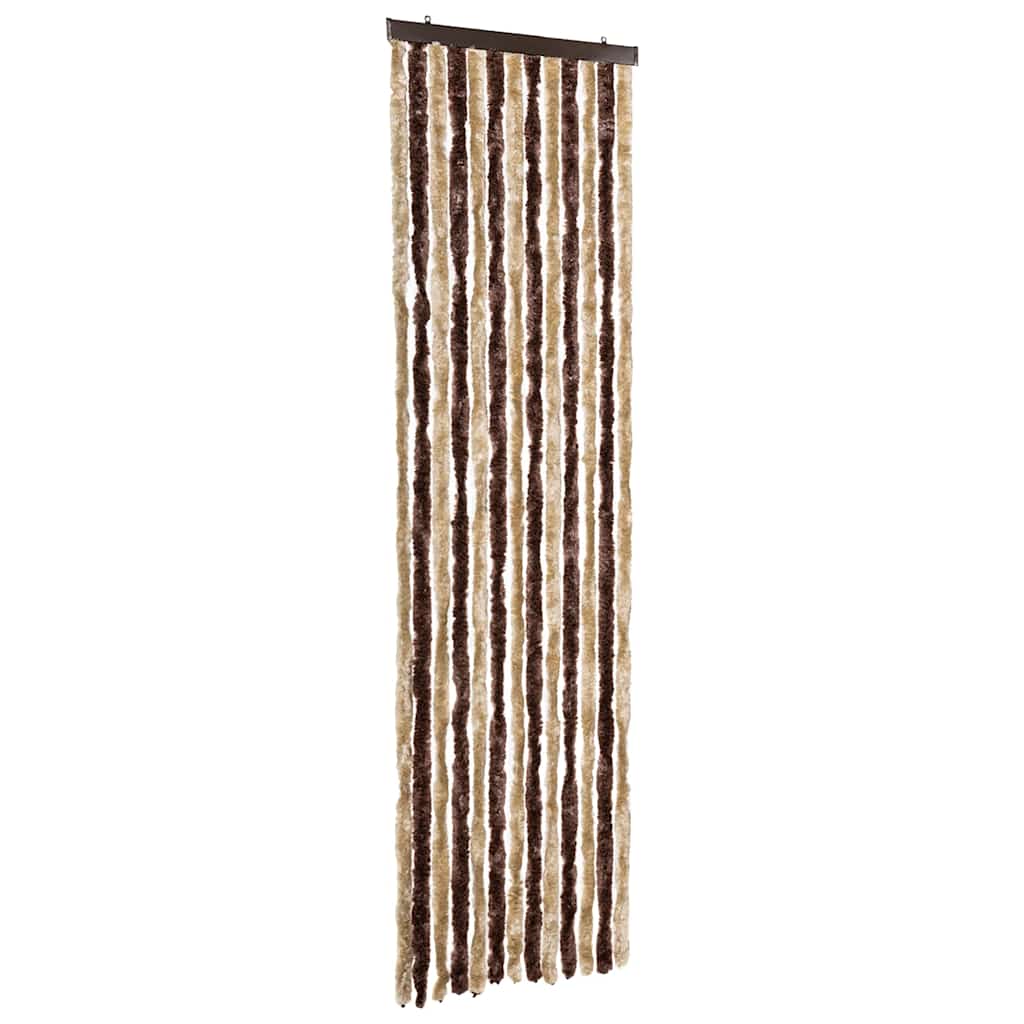 Vidaxl Fly Curtain 56x185 cm CHENILLE BEIGE ET BRORM LECT
