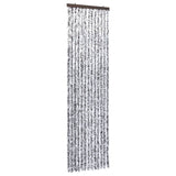 Vidaxl Fly Curtain 56x185 cm CHENILLE BRORN ET BEIGE