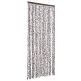 Vidaxl Fly Curtain 90x220 cm CHENILLE BRORN ET BEIGE
