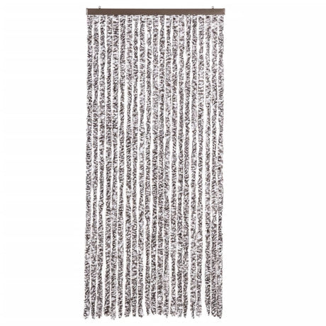 Vidaxl Fly Curtain 90x220 cm CHENILLE BRORN ET BEIGE