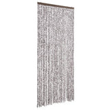 Vidaxl Fly Curtain 100x220 cm CHENILLE BRORN ET BEIGE