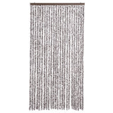 Vidaxl Fly Curtain 100x220 cm CHENILLE BRORN ET BEIGE
