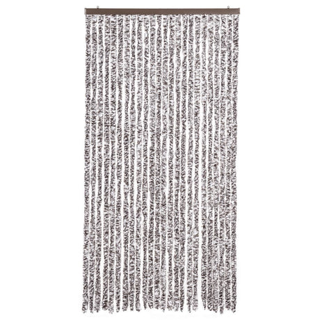 Vidaxl Fly Curtain 100x220 cm CHENILLE BRORN ET BEIGE