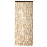 Vidaxl Fly Curtain 56x185 cm CHENILLE BEIGE
