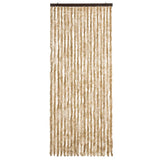 Vidaxl Fly Vorhang 56x185 cm Chenille Beige