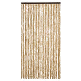 Cortina de mosca Vidaxl 100x220 cm chenille beige