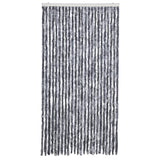 Vidaxl Fly curtain 100x220 cm Chenille silver colored