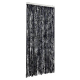 Vidaxl Fly Curtain 100x220 cm Chenille Anthracite