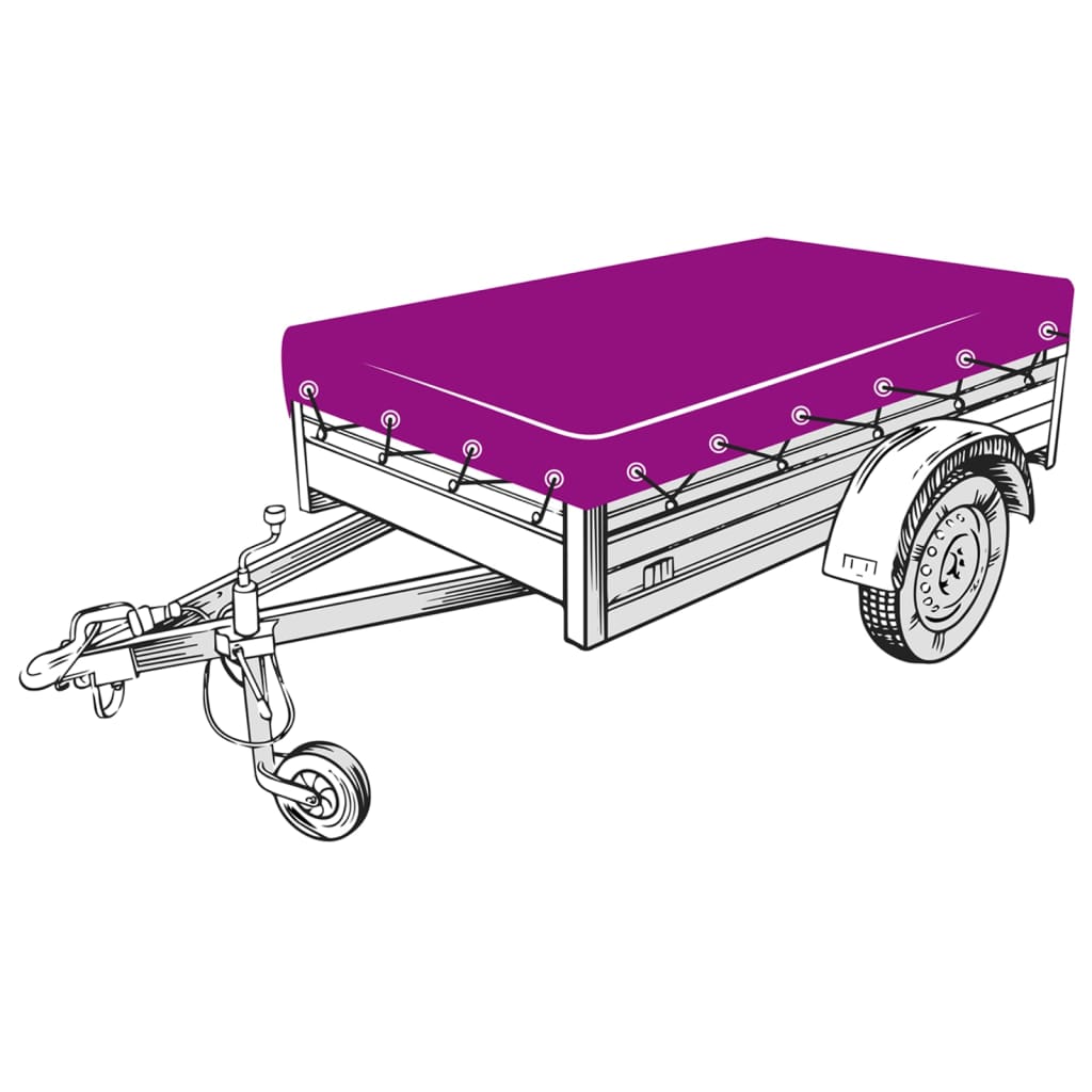 Vidaxl Trailer Network 2x3 M HDPE sort