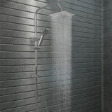 Vidaxl Shower Head Set Double avec douche à main en acier inoxydable