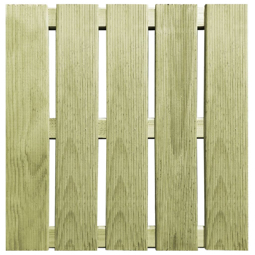 Vidaxl 12 ST Terrace tiles 50x50 cm wood green