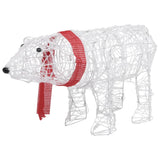 Vidaxl Christmas Lighting Bear 45 LEDs 71x20x38 cm akryl