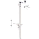 Vidaxl Blik Opender 70 cm Aluminium et argent en acier inoxydable colorés