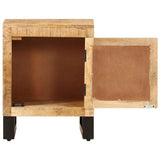 Vidaxl nachtkastje 40x30x50 cm massief mangohout
