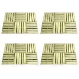 Vidaxl 24 ST Terrace tiles 50x50 cm Wood green