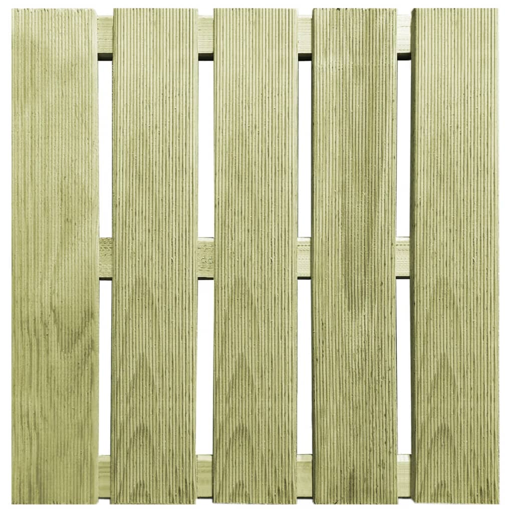 Vidaxl 24 ST Terrace tiles 50x50 cm Wood green