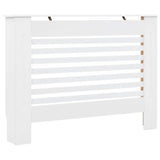Construction de radiatorom vidaxl 112x19x81,5 cm mdf blanc