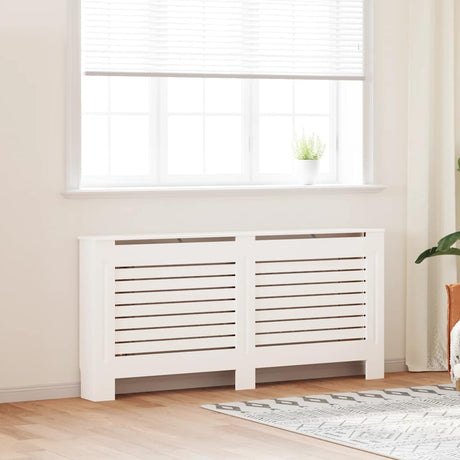 Construction de radiatorom vidaxl 172x19x81,5 cm mdf blanc