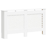Construction de radiotorom vidaxl 152x19x81,5 cm mdf blanc